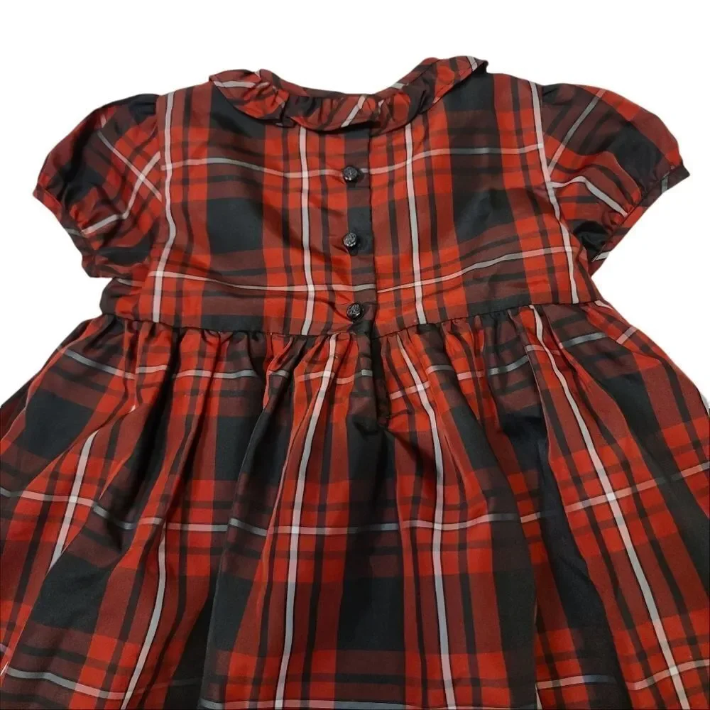 Ralph Lauren plaid holiday dress, sz 24 months